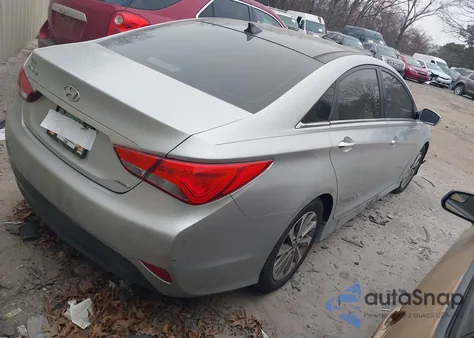 2014 Hyundai Sonata Se from USA, damaged, VIN 5NPEC4AC1EH896462